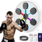 Music Boxing Machine, 2025 Upgrade Boxing Music Workout Machine for Adults Women Kids, Smart Bluetooth Boxing Music Trainer, Wall Mounted Musical Punching Pad, Boxing Machine with Gloves and Headband