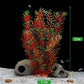 DSkoiph 2 pcs Aquarium Decor Plastic Plants Extra Large 21 Inches Artificial Fish Tank Plants Tall Fish Tank Decorations Artificial Green Water Plants (Wine)