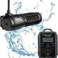 hygger Aquarium Wave Maker 1321 GPH 12W, Adjustable Cross Flow Pump with LED Display Controller, Magnetic DC 24V Aquarium Powerhead for Freshwater and Marine Reef Aquariums Up to 60 Gallon