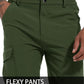 Men's Snow Ski Hiking Pants Winter Fleece Lined Softshell Outdoor Waterproof Insulated Cargo Work Pants