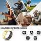 Smart Ring for Men Women with Black Charging Box, Bluetooth, Health Ring , IP68 Waterproof, Fitness Ring Tracks Heart Rate/Sleep/Steps/Sports Activities/Blood Oxygen,non-subscription app (Gold, 10)