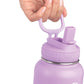 Takeya Actives Water Bottle with Spout Lid - Bottle with Double Stainless Steel Insulation - Dishwasher Safe & BPA-Free - Bottle with Spout Lid & Removable Bumper - 32 oz, Lilac