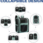 Apollo Walker Dog & Cat Carrier Backpack for 4-15lb Pets - Ventilated Safe Design with Padded Back Support, Breathable Mesh Pet Backpack for Hiking, Travel, Outdoor (Blue)