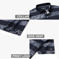 Men's Golf Polo Shirts Short Sleeve Striped Performance Moisture Wicking Dry Fit Golf Shirts for Men