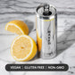 Naked Sparkling Energy Drink - Lemonade, Organic Caffeine, Organic Lemon Juice, Zero Sugar, No Sucralose, Naturally Sweetened, Natural Energy Drinks, Vegan, Gluten-Free, Non-GMO - 12oz Cans (Pack of 12)