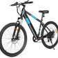 Electric Bike for Adults,36V Built-in Invisible Removable Battery,350W Brushless Motor(Peak 450W) Electric Mountain Bike,26" Tires&Front Fork Suspension,UL Certified 7-Speed