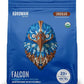 Falcon Vegan Protein Powder Organic, Stevia & Sugar Free, Plant Based Protein, Low Carb, Dairy Free, Keto, Non Whey Protein, Probiotic, Pea Protein | Chocolate Flavor - 60 Servings - 3.9lb