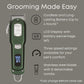 Cat Clippers for Matted Hair - Matted Cat Fur Remover - Low Noise Grooming Trimmer & Shaver | Pet Clippers for Long Hair Cats | Professional Pet Shaver with Detachable Guards