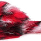 CHIWAVA 6PCS 3.1" Long Haired Furry Mice with Rattle Gradient Color Small Cat Toy Mouse Kitten Interactive Toy