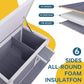 GEGURI Insulated Cat House Outdoor Weatherproof Feral Cat Shelter for Winter Large Wooden Enclosure with Escape Door