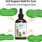 Pet Wellbeing Itch Support Gold for Dogs - Occasional Itching, Scratching, and Hot Spots, Environmental and Seasonal Allergies, Dong Quai - Veterinarian-Formulated Herbal Supplement (4 fl oz (118 ml))