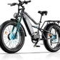 Electric Bike for Adult, 52V 20Ah Peak 3000W Dual Motor 26" Fat Tire Ebike, Max 38Mph & 35-90 Miles Full Suspension, Mountain E Bicycle for Men