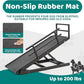 Dog Ramp for Bed, Adjustable Pet Ramps for Dog to Get on Bed, Non-Slip Rubber Surface - Folding Wooden Dog Ramp for Small/Large/Old Dogs, Adjustable up to 23.5 inch High Beds, Safety Railings