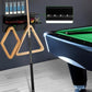 Pool Cue Rack Stick Holder Billiards Pool Cue Rack Hardwood Pool Cue Set Holder for 8 Cues Sticks Storage Pool Table Accessories Equipment Organizer