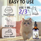 Cat Constipation Relief, Constipation Relief for Cat, Cat Laxative Constipation Relief, 100% Natural Cat Laxative with Probiotics Cat Stool Softener, Promotes Digestive Health - 2 fl oz