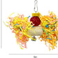EBaokuup Bird Parrots Shredding Toys Parakeet Chewing Toys Bird Loofah Toys Parrot Cage Shredder Toys Bird Foraging Hanging Toys Bird Accessories for Parrots Lovebird Cockatiel Conure African Grey
