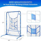 6FT Baseball Pitching net, 9-Pocket Pitcher Net with Strike Zone, Adjustable Height Target Throwing Trainer, Baseball Softball Practice Net with Carry Bag for Beginners/Professionals Outdoor Indoor
