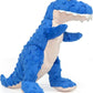 DODODOLA Dog Toys Dinosaur Dog Toy Blue Stuffed Animals Chew Toy Plush Squeaky Dog Birthday Toys for Small Large Big Dogs