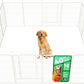 FXW Rollick Unleashed Dog Playpen for Indoor, Yard, RV Camping, 40 inch 16 Panels for Medium and Large Dogs, White│Patented