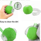 Interactive Cat Toys Ball for Indoor Cats, Automatic Agile Rolling Cat Ball with Elastic Mesh Tail, Bird Chirping & Motion Activated, 2 Tail Accessories, Kitten Toy for Bored (Green)
