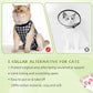 2 Packs Cat Surgery Recovery Suit Surgical Clothes Abdominal Wounds Anti-Licking Cat Bodysuit Onesie Substitute E-Collar& Cone