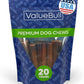ValueBull USA Collagen Sticks for Dogs, 6 Inch Thick Chews, Natural Long-Lasting Dog Treats, 25 Count - Promotes Joint, Skin & Coat Health with Glucosamine and Chondroitin