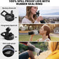 Insulated Water Bottle 40 oz, Triple Wall Vacuum Stainless Steel (Cold for 48 Hrs), Leak Proof & Non-BPA, Modern Water Flask Jug with Paracord Handle & Straw Spout Lids, Ombre: White/Black