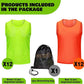 12/24/48PCS Pinnies Youth Team Pennies for Sports Kids and Scrimmage Vests for Soccer Basketball Jersey Practice