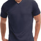 VEIISAR Premium V Neck T Shirts for Men - Modern Fitted Tees Vneck Undershirts