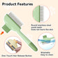 Electrostatic Pet Hair Removal Glove and Cat Dog Flea Comb, Portable Pet Massage and Cleaning Set for Deshedding, Cat Dog Hair Removal on Clothes, Furniture, Car Seats, and Carpets (4PCS)