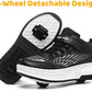 Wooowyet Roller Skate Shoes for Kids Boys Girls Rechargealbe Wheels Sneakers Fashion Roller Wheeled