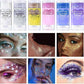 Gold Hair Glitter Stick,Yellow Body Face Glitter Singer Concert Outfits for Women,Rave Accessories Carnival Chunky Sequins,Waterproof Shimmer Body Paint for Kids