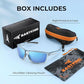 KastKing Osage Polarized Sport Sunglasses for Men and Women, Ideal for Driving Fishing Cycling Running, UV Protection