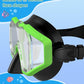 W WSTOO Kids Swim Goggles with Nose Cover,Snorkel Diving Swimming Mask for Youth 5-15,HD 3-Window Wide Vision Anti-Shattered Lens Anti-Fog&Leak