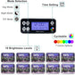 24/7 LED Aquarium Light, IP68 Waterproof Extendable Bracket Fish Tank Light with Timer, 7 Colors, 10 Level Adjustable Brightness, DIY Mode Full Spectrum Aquarium Plant Light for 30-36 Inch Fish Tank
