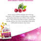 Multi Collagen Burn: MultiType Hydrolyzed Protein Peptides with Hyaluronic Acid, Vitamin C, SOD B Dimpless, Types I, II, III, V and X, with Caffeine 30 Servings Tropical Punch Flavored