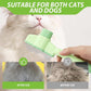 Pet Dematting Comb for Cats & Dogs, Stainless Steel Grooming Tool with Rounded Teeth for Matted Fur, Tangles & Loose Hair Removal, Ergonomic Handle for Easy Brushing