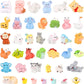 CCINEE 40pcs Mini Resin Animals Figures to Hide, Miniature Resin Figurines Bulk for Fairy Garden Dollhouse Accessories Tiny Figurines Animals to Hide Aquarium Toys