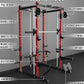 Eonfit E3 Smith Machine with 360°Rotating Arm for Home Gym Equipment, Multi-Function Power Cage Squat Rack with Cable Crossover LAT Pulldown Pulley System All in One