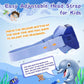 Kids Swim Goggles 180° Snorkel Diving Mask with Nose Cover, Anti-Fog Kids Swimming Goggles with Elastic Fabric Strap for Kids Boys Girls