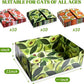 CONLI 30 PCS Disposable Litter Boxes for Cats, Foldable Waterproof Kitten Litter Box Low Entry, Portable Litter Box for Cats Small Pets Animals Travel Needs