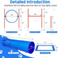 Polar Aurora Dog Agility Equipment, Dog Obstacle Courses Backyard - Pet Outdoor Games w/Adjustable High Jump, Agility Weave Poles, Tunnel, Jumping Ring, Pause Box, 2 Balls,Whistle and Carrying Bag