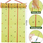 Qualirey 295 ft Giant Sticky Fly Traps, 30 Feet Fly Strips for Indoor Outdoor Hanging Flying Tapes Non Toxic Ribbon Fruit Gnat Killer for Mosquito Plants House Horse Stable (Fluorescent Green)