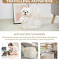 Dog Carrier for Small Dogs Rabbit cat with Lace Design, Cotton Bag, Dog Carrier Soft Sided, Collapsible Travel Puppy Carrier (Beige, 9.4" L x 5.9" W x 9.4" H)