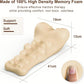 Neck and Shoulder Relaxer with Upper Back Massage Point, Cervical Traction Device Neck Stretcher for TMJ Pain Relief and Cervical Spine Alignment Chiropractic Pillow (Beige)