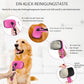 Dog Brush for Shedding & Grooming, Self Cleaning Slicker with Retractable Pins for Short & Long Haired Dogs & Cats. Removes Loose Fur, Undercoat, Mats & Tangles. Fits Large, Small Pet. Pink