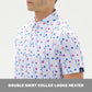 DEOLAX Mens Polo Shirts Fashion Print Mens Golf Shirt Dry Fit Mens Golf Polo Short Sleeve Quick Dry Funny Golf Shirt for Men