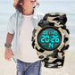 Kids Watch,Boys Watch for 3-15 Year Old Boys,Digital Sport Outdoor Multifunctional Chronograph LED 50 M Waterproof Alarm Calendar Analog Watch for Children with Silicone Band,Kids Gift