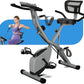 Foldable Exercise Bike Stationary Bikes for Home, 5 IN 1 Indoor Workout Bike, Cycling Bike with 16-Level Quiet Magnetic Resistance, 6.6 LBS Flywheel and 300LBS Capacity, 2025 Designed 817 X-bike
