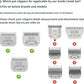 Professional Animal Stainless Steel 4 Color Guide Comb Set Compatible with andis Oster A5 wahl km10 10#/15#/30# Detachable Blade，Cutting Length 19mm-32mm